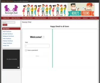 Xossipchat.tk(Xossip Chat Room) Screenshot