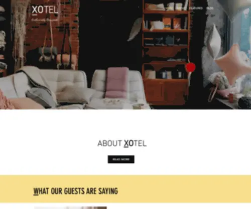 Xotel.com.au(Shared Accommodation) Screenshot