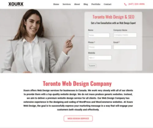 Xourx.com(Web Design & Search Engine Marketing Agency. Xourx) Screenshot