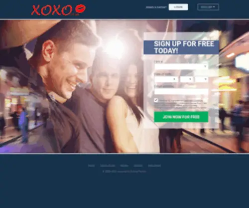 Xoxo.co.za(Front page) Screenshot