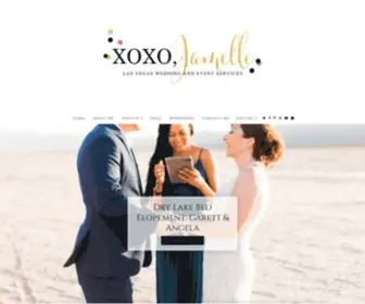 Xoxojamelle.com(Las Vegas Wedding Officiant) Screenshot