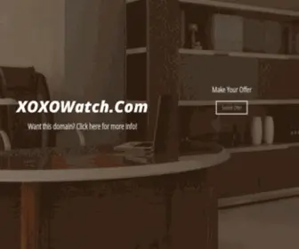 Xoxowatch.com(Xoxo) Screenshot