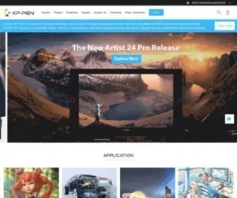 XP-Pen.com(Graphic drawing tablets & Digital Art Pads With Screen) Screenshot