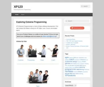 XP123.com(Exploring Extreme Programming) Screenshot