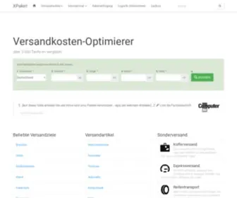 Xpaket.de(Rund um Versand) Screenshot