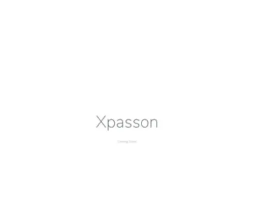 Xpasson.com(Xpasson) Screenshot