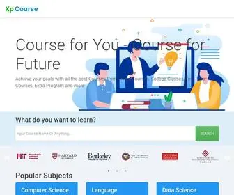 Xpcourse.com(Free Online Courses & Certificates From Leading Institutions Worldwide) Screenshot