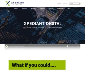 Xpediantdigital.com(Where Marketing Meets Tech) Screenshot