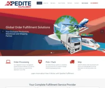 Xpeditefulfillment.com(Xpedite Fulfillment) Screenshot