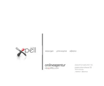 Xpell.com(Werbeagentur & Webdesign aus Bottrop) Screenshot