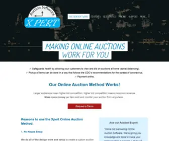 Xpertauctionsoftware.com(Xpert Online Auction Software Solution) Screenshot