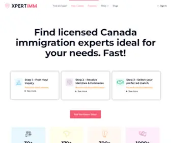 Xpertimm.ca(Xpertimm) Screenshot