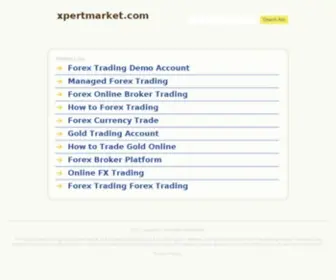 Xpertmarket.com(Binary options online trading) Screenshot