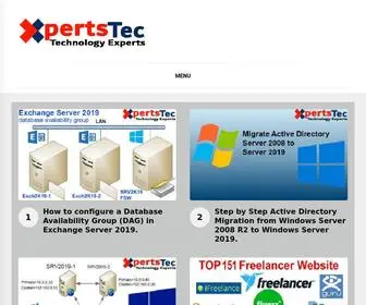 Xpertstec.com(Technology Experts) Screenshot