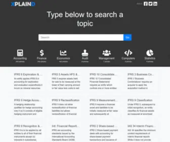 Xplaind.com(Explanations & Examples) Screenshot