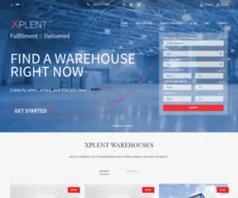 Xplent.com(Best Warehousing Company in India) Screenshot