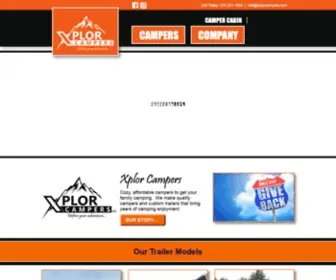 Xplorcampers.com(Xplor Campers) Screenshot