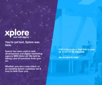 Xplore.net(New zealand website design) Screenshot