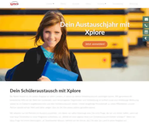 Xploreschueleraustausch.de(Xplore High School) Screenshot