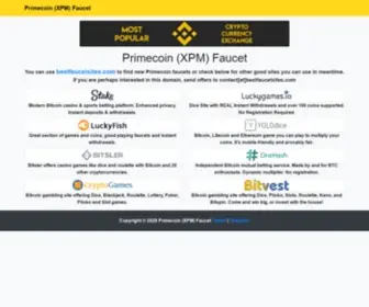 XPM-Faucet.com Screenshot