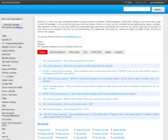 Xpode.com(Asp.net tutorial website) Screenshot