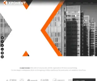 Xponent.se(Webbyrå) Screenshot