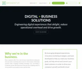 Xponent21.com(Xponent 21) Screenshot