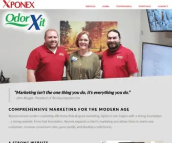 Xponex.com(Xponex Web Design & Marketing) Screenshot