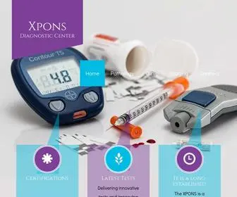 Xpons.in(Xpons Diagnostic Center) Screenshot