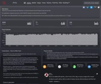 Xpool.ca(The miners multipool) Screenshot