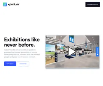 Xporium.com(Virtual exhibitions) Screenshot