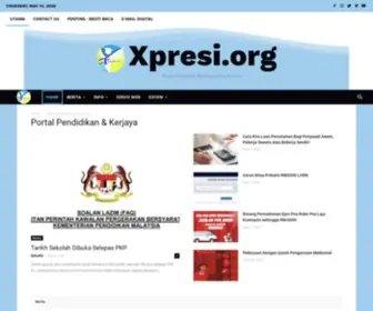 Xpresi.org(Portal Pendidikan) Screenshot