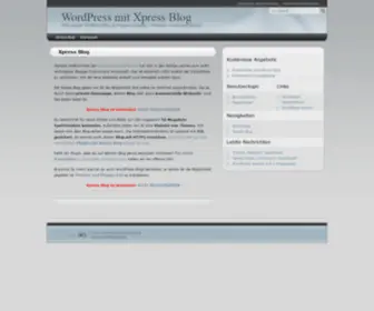 Xpress-Blog.de(WordPress mit Xpress Blog) Screenshot