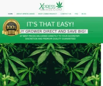 Xpressgrass.com(Buy Weed Online Canada) Screenshot
