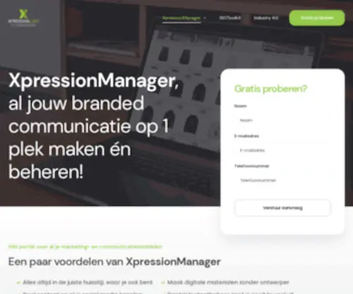 Xpressionmanager.nl(XpressionLab) Screenshot