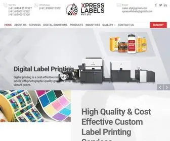 Xpresslabels.co.in(XPRESS LABELS PVT LIMITED) Screenshot