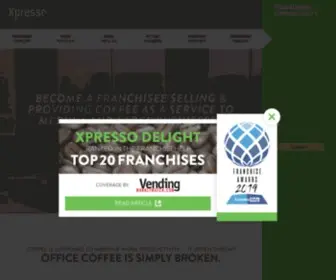 Xpressodelightfranchise.com(Xpresso Delight) Screenshot