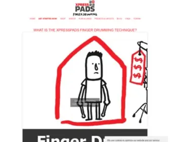 Xpresspads.com(Learn Finger Drumming with the XpressPads Technique) Screenshot