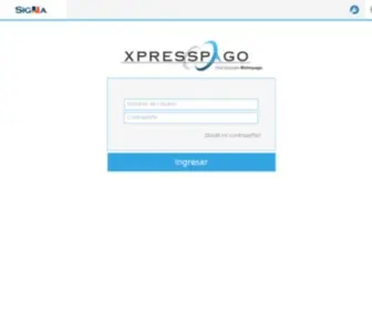 Xpresspago.com(User Authentication) Screenshot