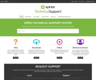 Xprestechnical.co.uk(Xpres Technical Support) Screenshot