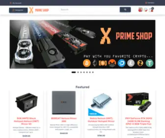 Xprimeshop.net(Purchase graphics cards) Screenshot