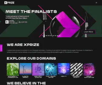 Xprize.org(Foundation) Screenshot