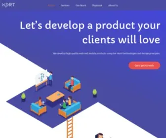 XPRT.io(Web and Mobile development done right) Screenshot