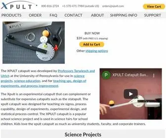 Xpult.com(The Xpult catapult) Screenshot