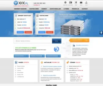 XPX.pl(Hosting stron WWW) Screenshot