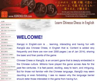 Xqinenglish.com(Xiangqi) Screenshot