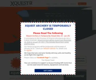 Xquestarchery.com(XQuest Archery) Screenshot
