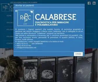 Xraycalabrese.it(Calabrese Medical Specialist) Screenshot