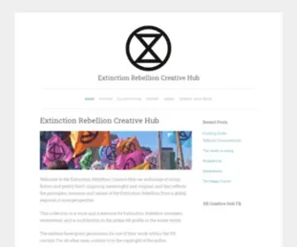 XRcreative.org(The Extinction Rebellion Creative Hub) Screenshot