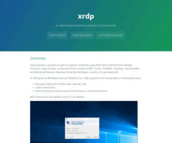 XRDP.org(Xrdp by neutrinolabs) Screenshot